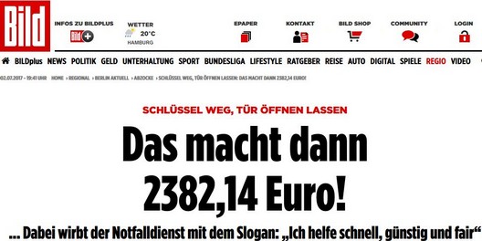 Schlüsseldienst Saarbrücken?