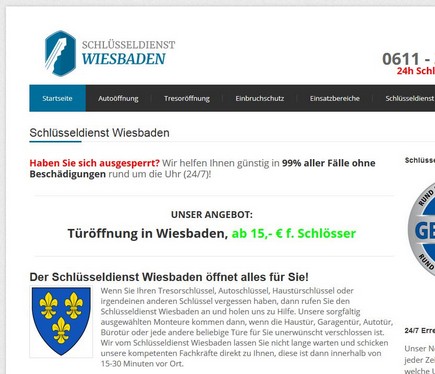 Schlüsselnotdienst Wiesbaden