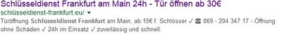 Schlüsseldienst Frankfurt ? Schlüsselnotdienst Frankfurt